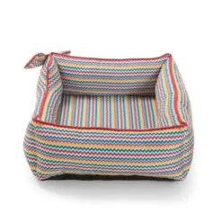 Leeby Cama zigue-zague ortopédica para cães