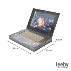 Leeby Lily arranhador de cartão em forma de portátil para gatos