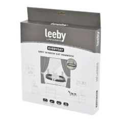 Leeby Rede de Janela Cinzento para gatos