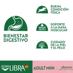 Libra Adult Mini Salmão ração para cães