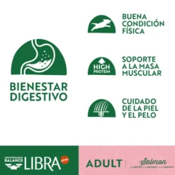 Libra Adult Salmão ração para cães
