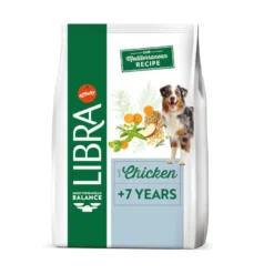 Libra +7 Frango ração para cães
