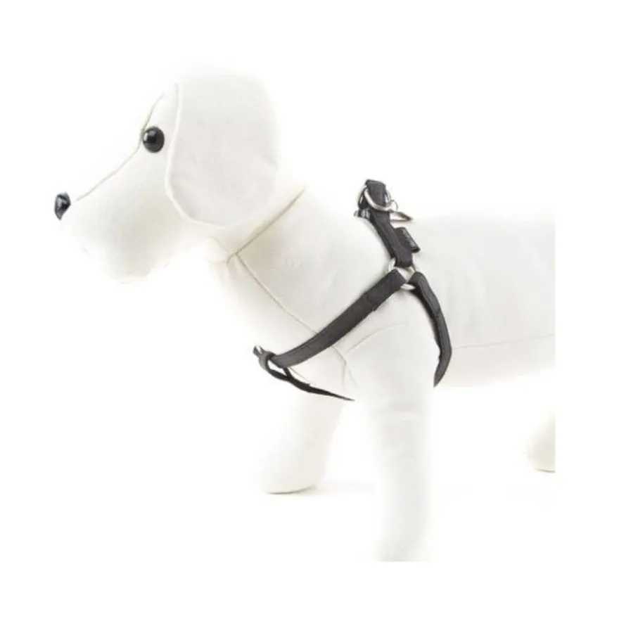 MacLeather Classic peitoral preto para cães