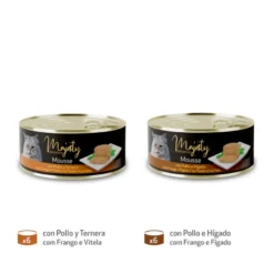 Majesty Adult Gold Selection Mousse Carne lata para gatos - Pack