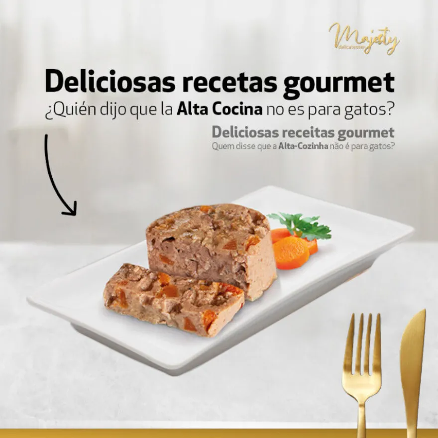 Majesty Adult Mix Terrine lata para gatos - Pack