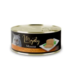 Majesty Adult Mousse de Frango e Carne de Vitela Lata