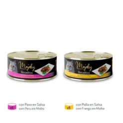 Majesty Adult Slide Mix Bocadinhos lata para gatos - Pack