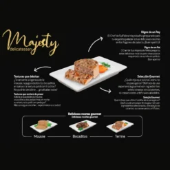 Majesty Adult Terrine Atum e Vegetais lata para gatos