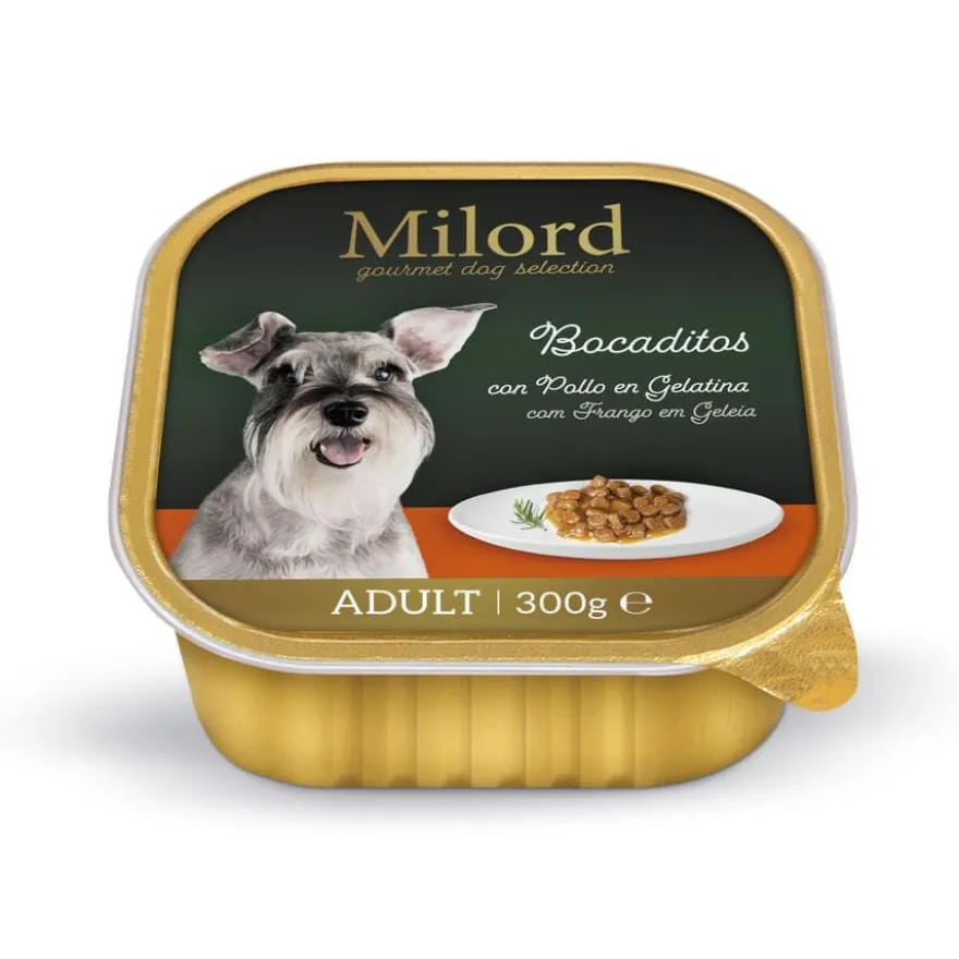 Milord Frango em Gelatina terrina para cães