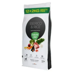Natura Diet Ibérica e Arroz ração para cães