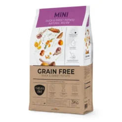 Natura Diet Mini Grain Free Ração de Pato e Batata-doce para cães