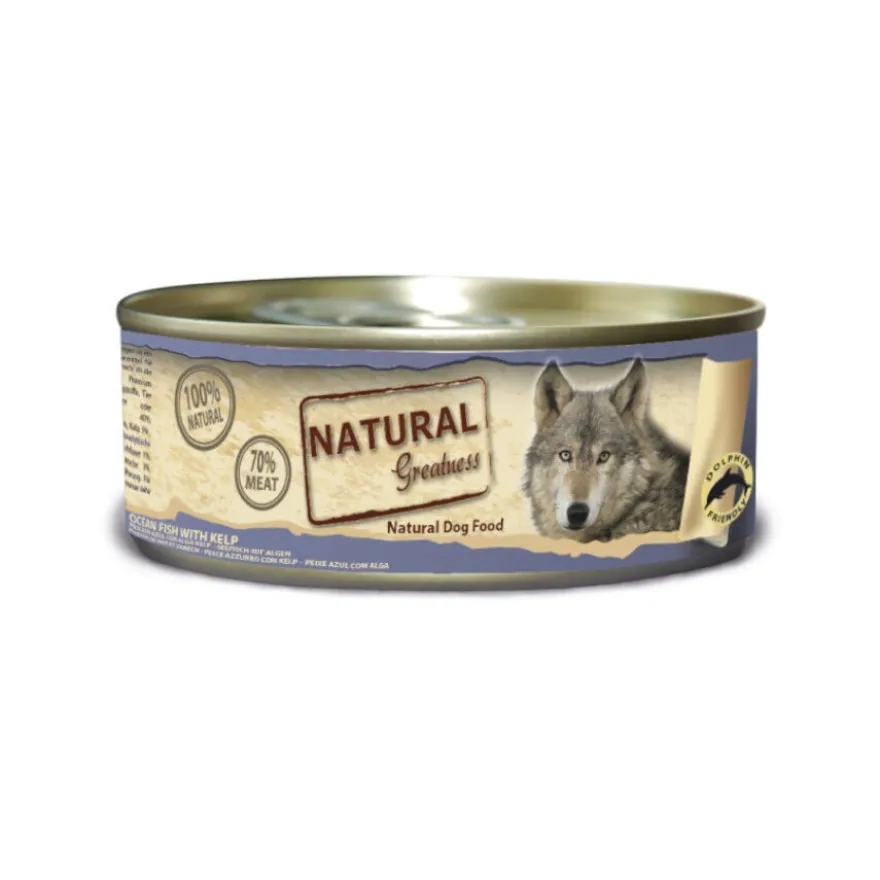 Natural Greatness Peixe com Kelp Lata para Cães