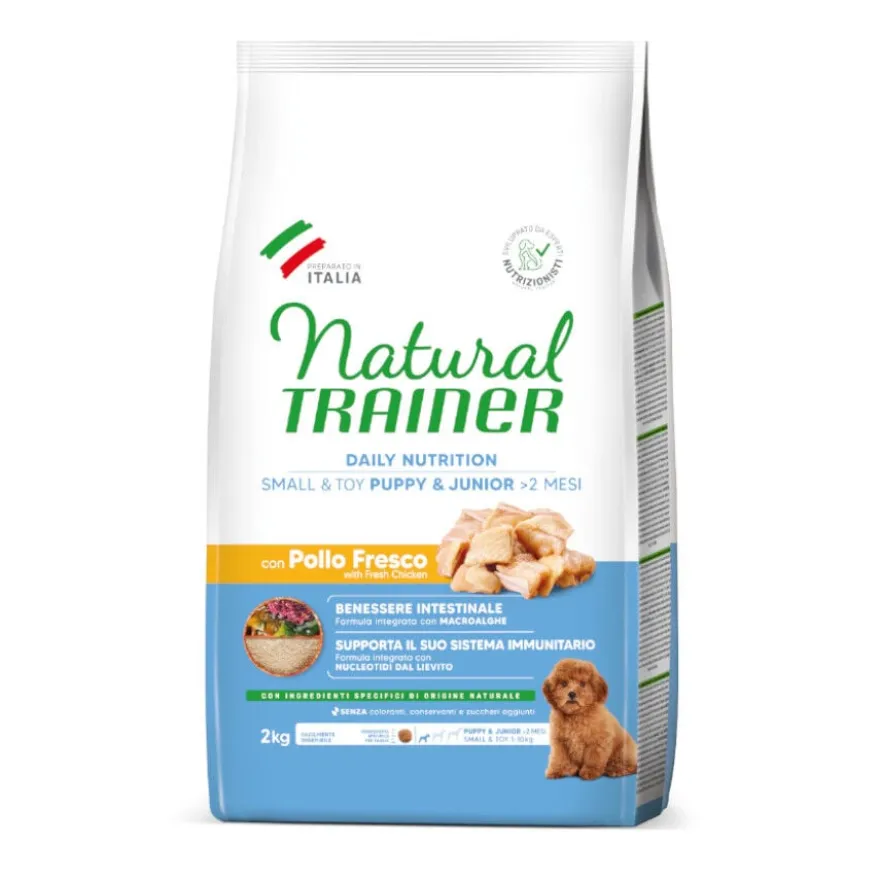Natural Trainer Puppy/Junior&Mini/Toy Frango ração para cães