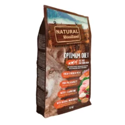 Natural Woodland Mini-Medium Optimum Diet Hypoallergenic ração para cães