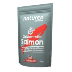 Naturea Frango e Salmão Saqueta para gatos