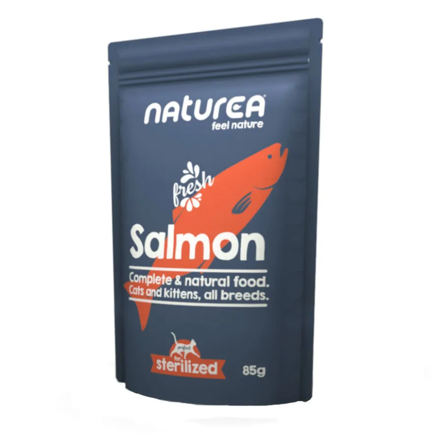 Naturea Salmão Saquetas para gatos