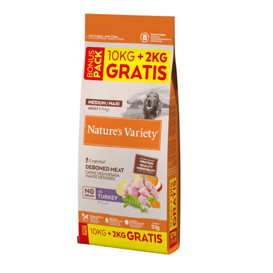 Nature's Variety Adult Medium Maxi No Grain Ração de Peru para cães