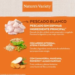 Nature's Variety Healthy Grains Adult Mini Peixe Branco ração para cães