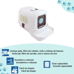 Nice Care Caixa de Areia Fechada Botânico para gatos