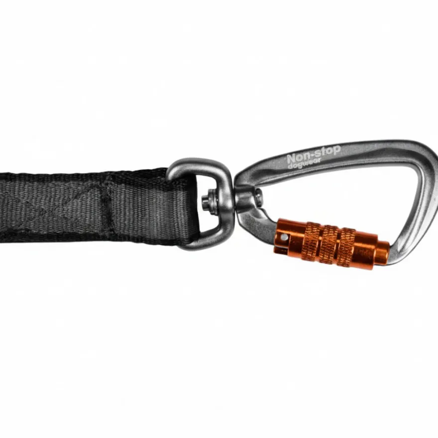 Non-stop dogwear Move Trela preta para cães