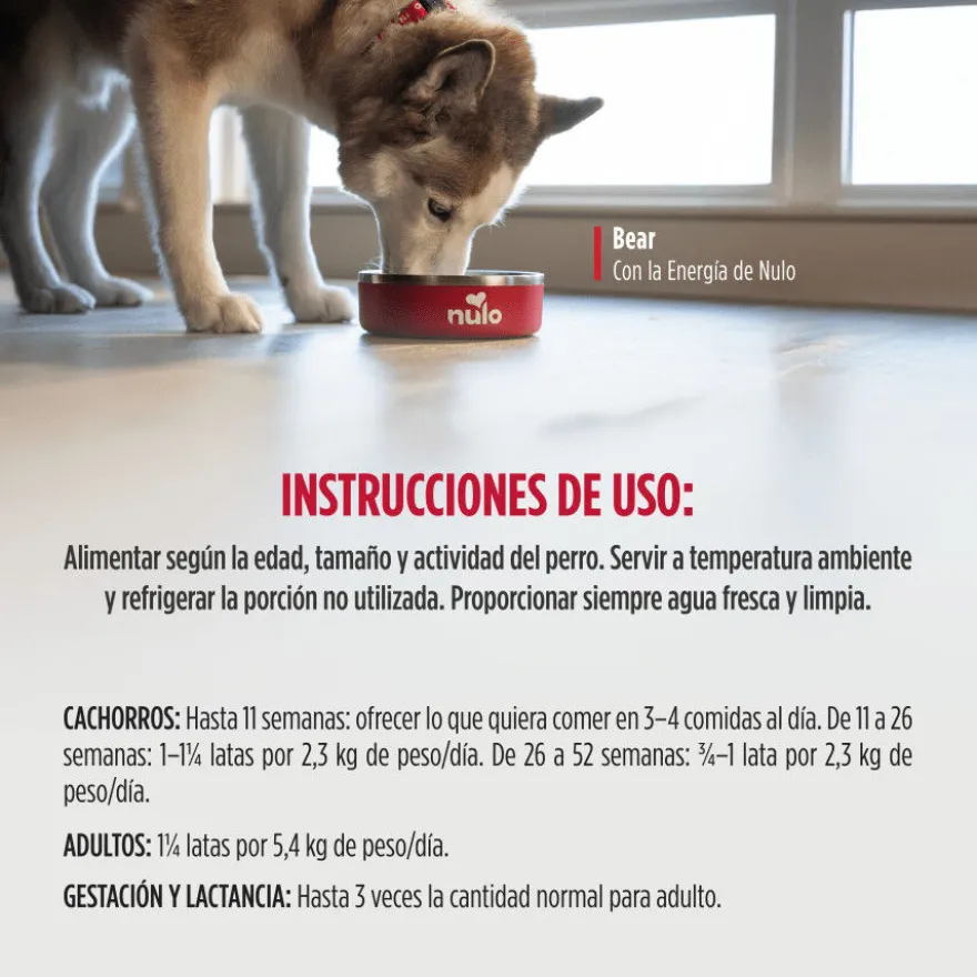 Nulo Comida húmida de Frango com Fletão em Lata para cães