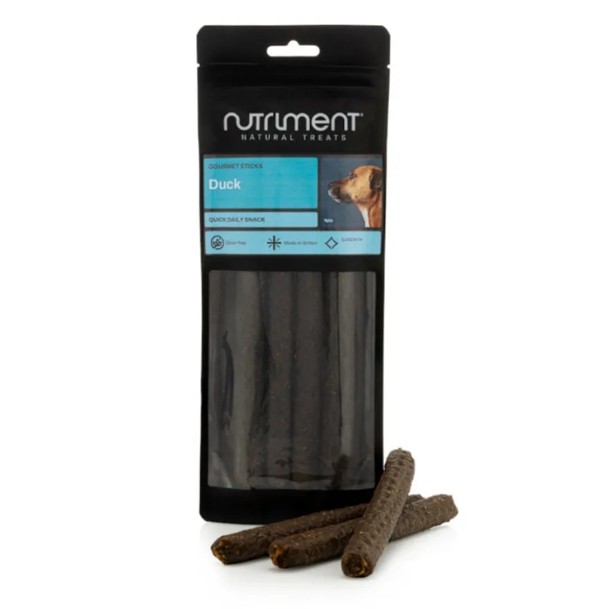 Nutriment Gourmet Barritas Snack de pato para cães