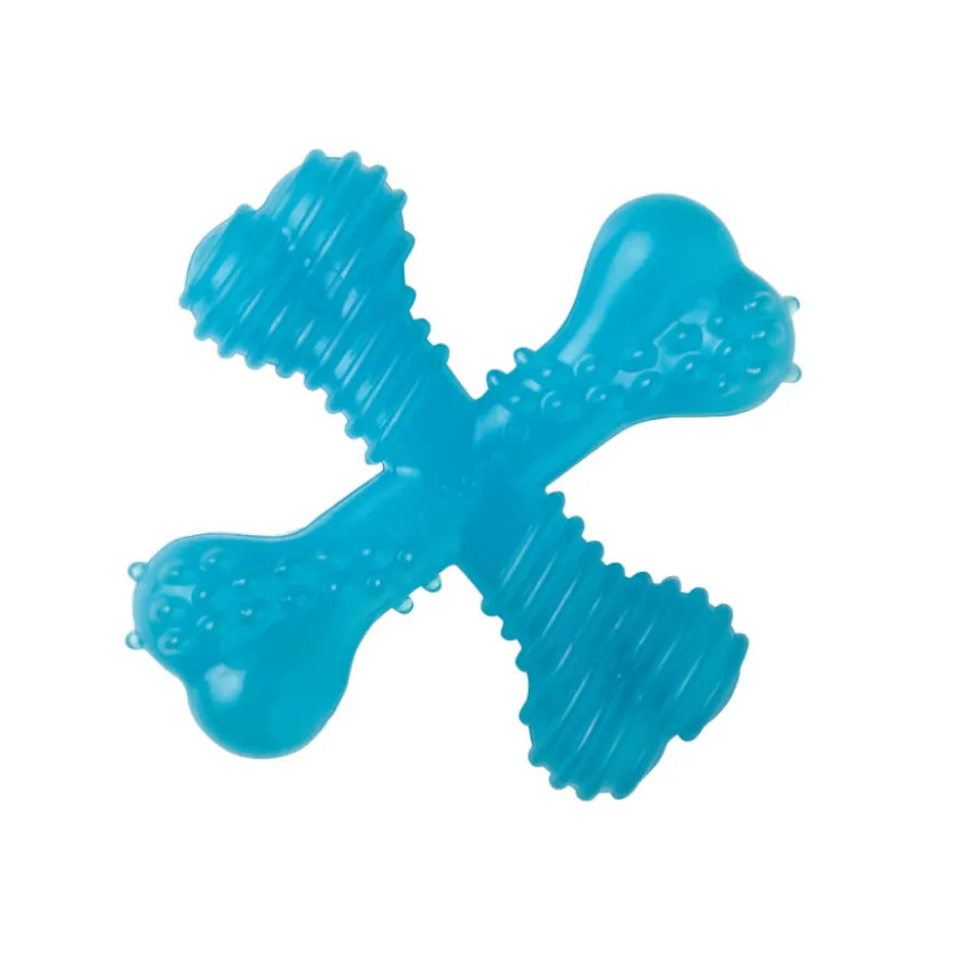 Nylabone Osso X Mordedor com Sabor a Carne para cachorros