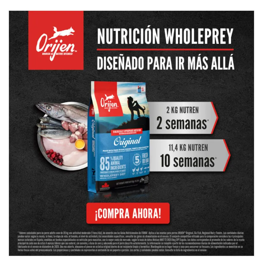 Orijen Six Fish ração para cães