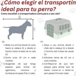 Outech Robustus Transportadora de carro para cães