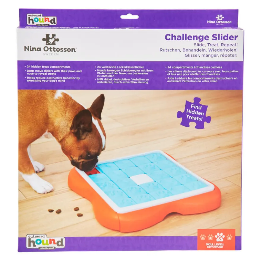 Outward Hound Challenge Slider Puzzle da inteligência para cachorros