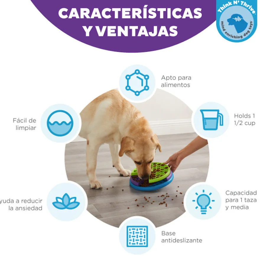 Outward Hound Nina Ottosson Lickin' Layers Brinquedo interativo com snacks para cães