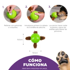 Outward Hound Snuffle n’ Treat Bola Interativa Porta-Snacks para cães