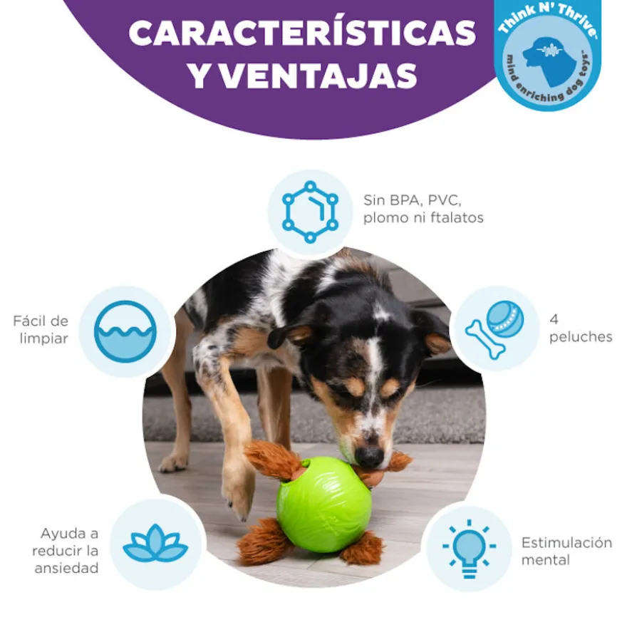 Outward Hound Snuffle n’ Treat Bola Interativa Porta-Snacks para cães