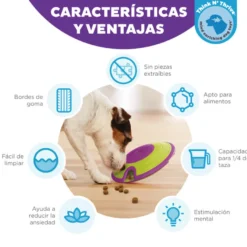 Outward Hound Treat Maze Disco interativo para cães