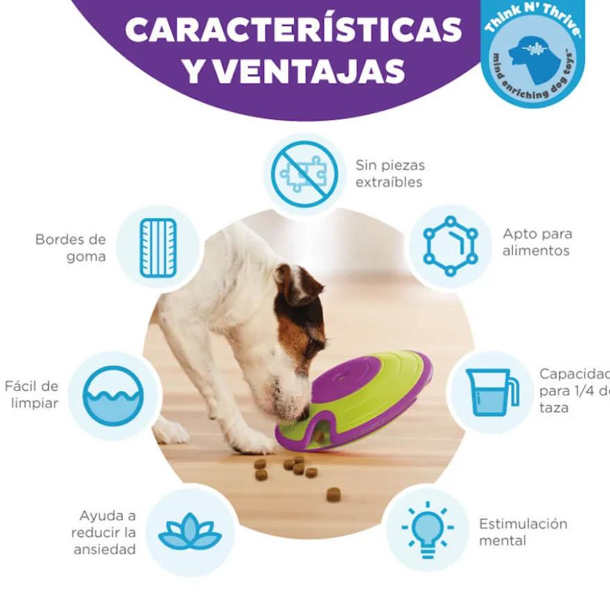 Outward Hound Treat Maze Disco interativo para cães