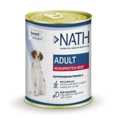 Pack Nath Ração Adult Mini Frango + Latas Monoprotein Vitela para Cães