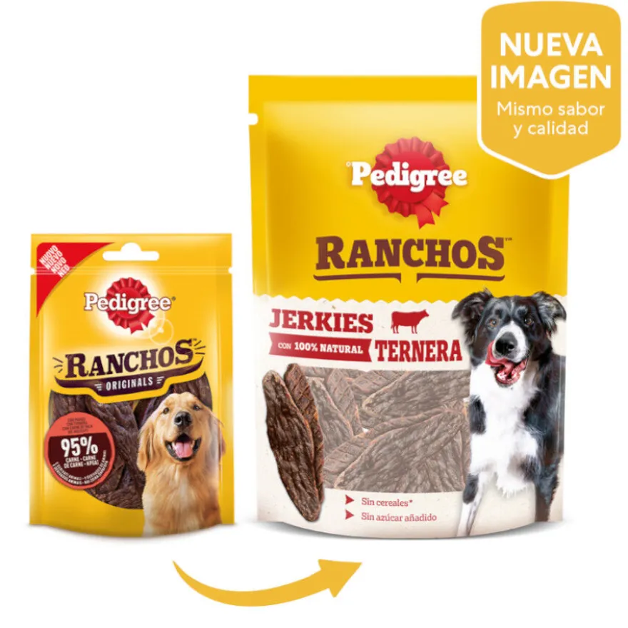 Pedigree Ranchos Snack de carne em tiras para Cães