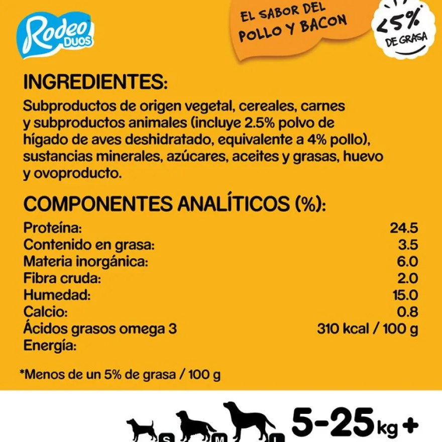 Pedigree Rodeo Duos Snacks Frango e Bacon para Cães