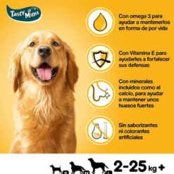 Pedigree Tasty Mini Snacks Sabor Queijo e Boi para Cães