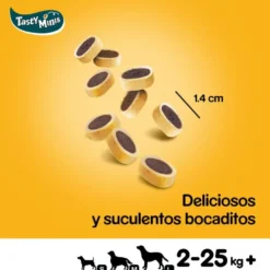 Pedigree Tasty Mini Snacks Sabor Queijo e Boi para Cães