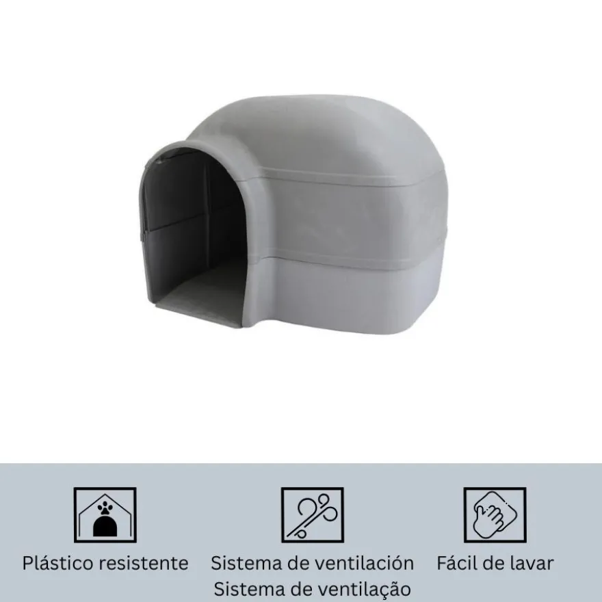 Petmate Husky Casota de plástico para cães