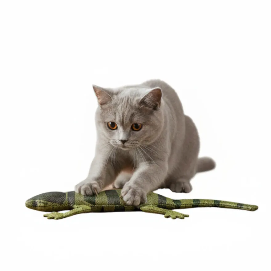 PLAYOLOGY PELUCHE LAGARTO BRILHANTE PARA GATOS
