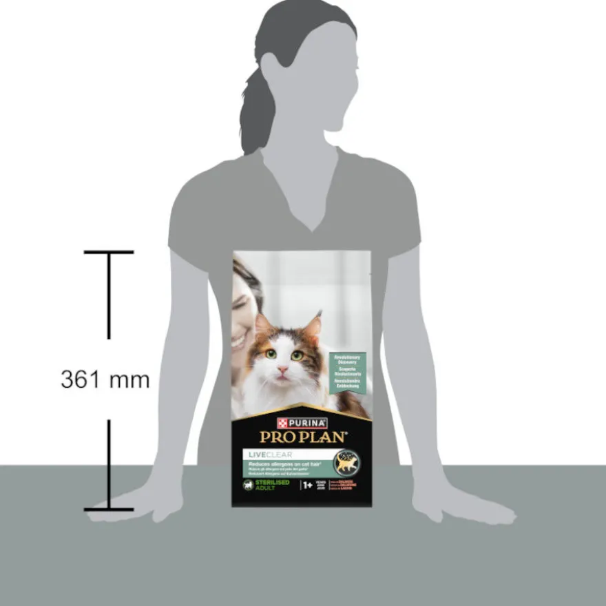 Pro Plan Live Clear Salmão Ração esterilizada para gatos adultos