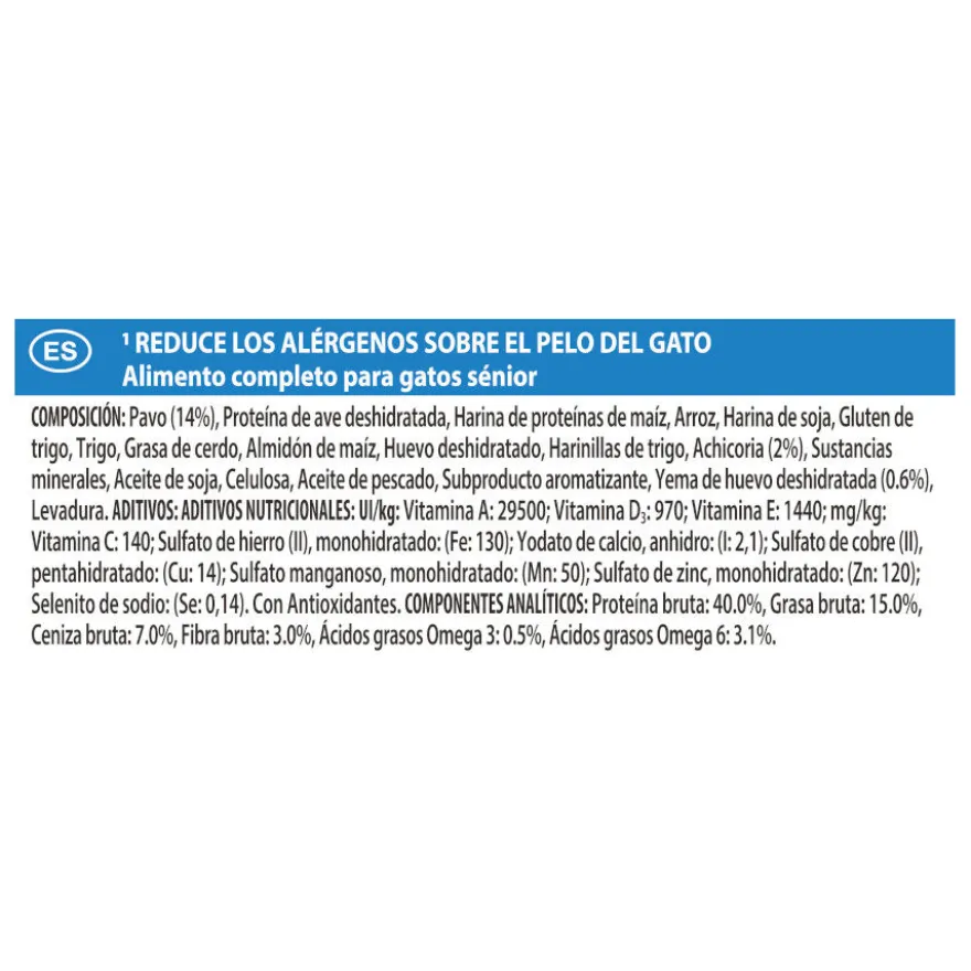 Pro Plan Live Clear Sterilized Ração Peru para gatos seniores