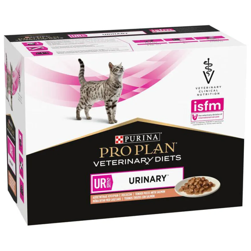 Pro Plan Veterinary Diets UR Salmão saqueta para gatos
