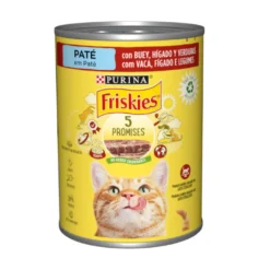 Purina Friskies Adult carne de boi e fígado lata para gatos