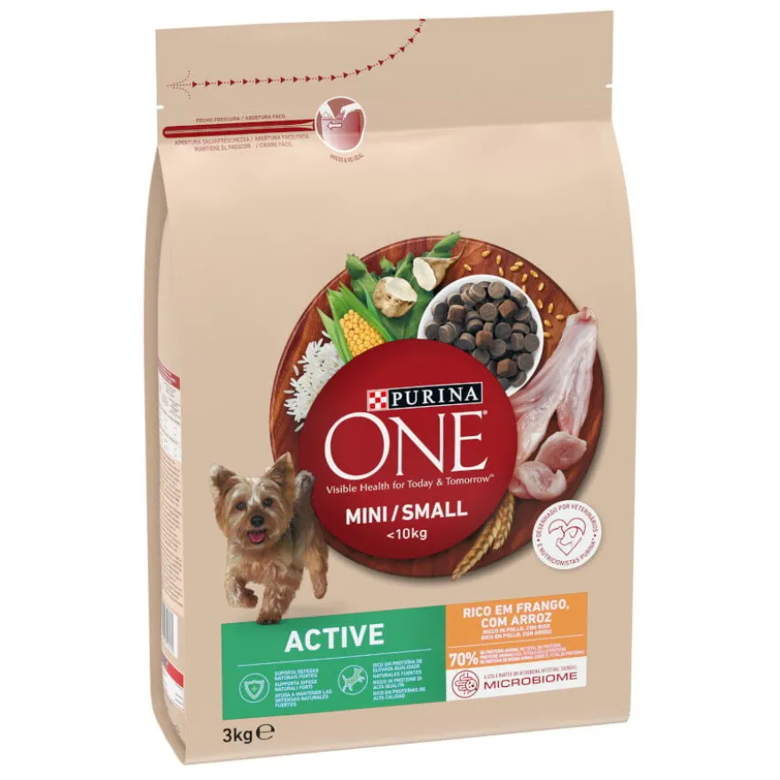 Purina One Mini Active Frango ração para cães