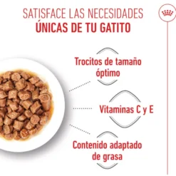 Royal Canin Kitten Sterilised alimento húmido em molho saquetas para gatos