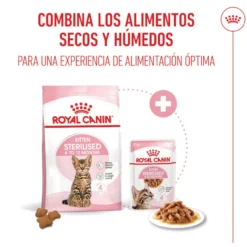 Royal Canin Kitten Sterilised alimento húmido em molho saquetas para gatos