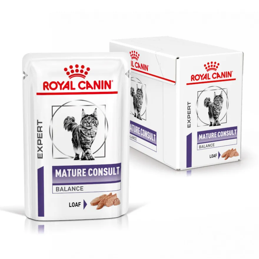Royal Canin Mature Consult Balance Paté saqueta para gatos